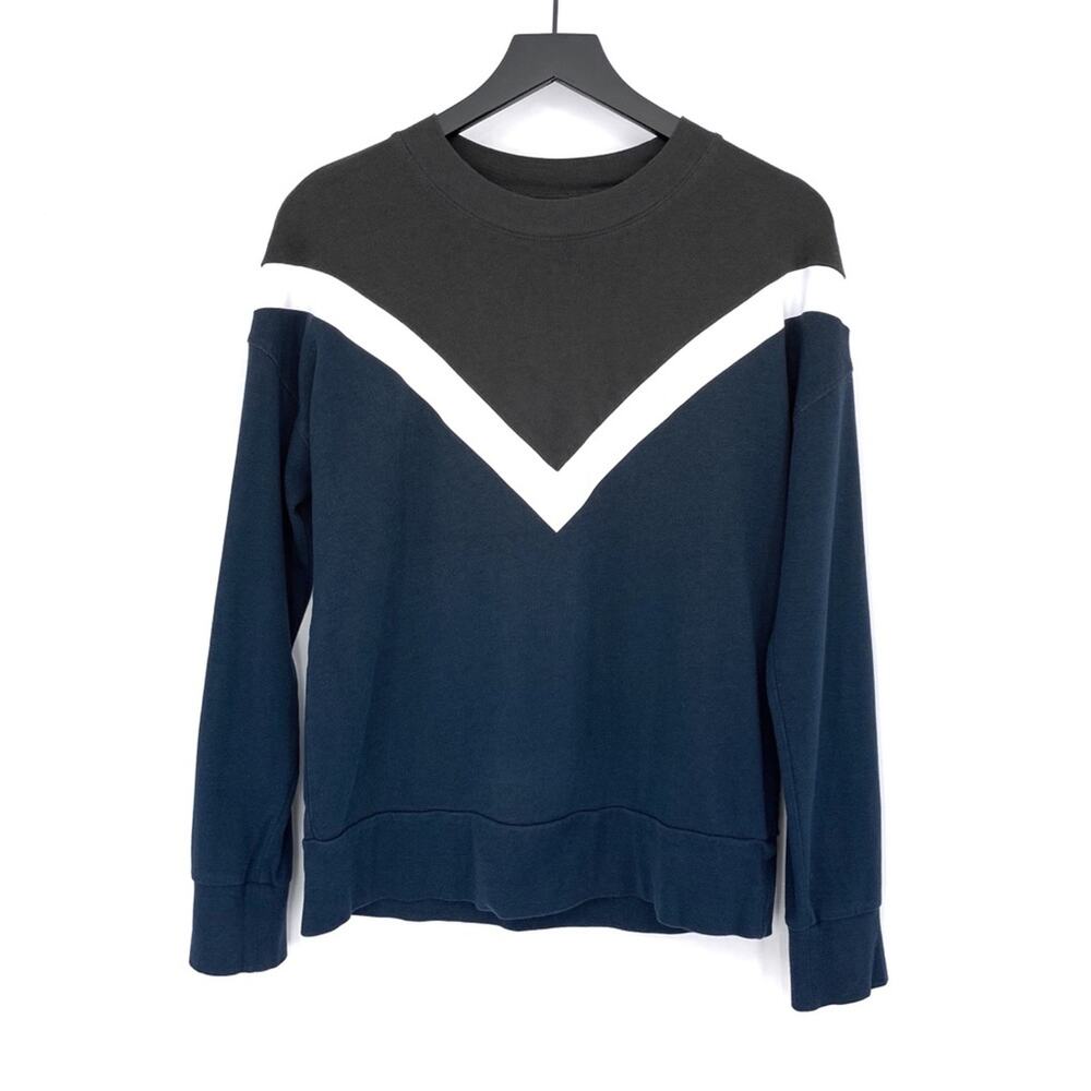 SWEATY BETTY Crew Sweatshirt Navy Charcoal S